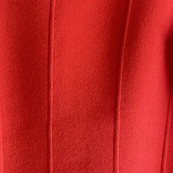 Orange shell style blazer. 100% wool size 12 - Picture 4 of 4